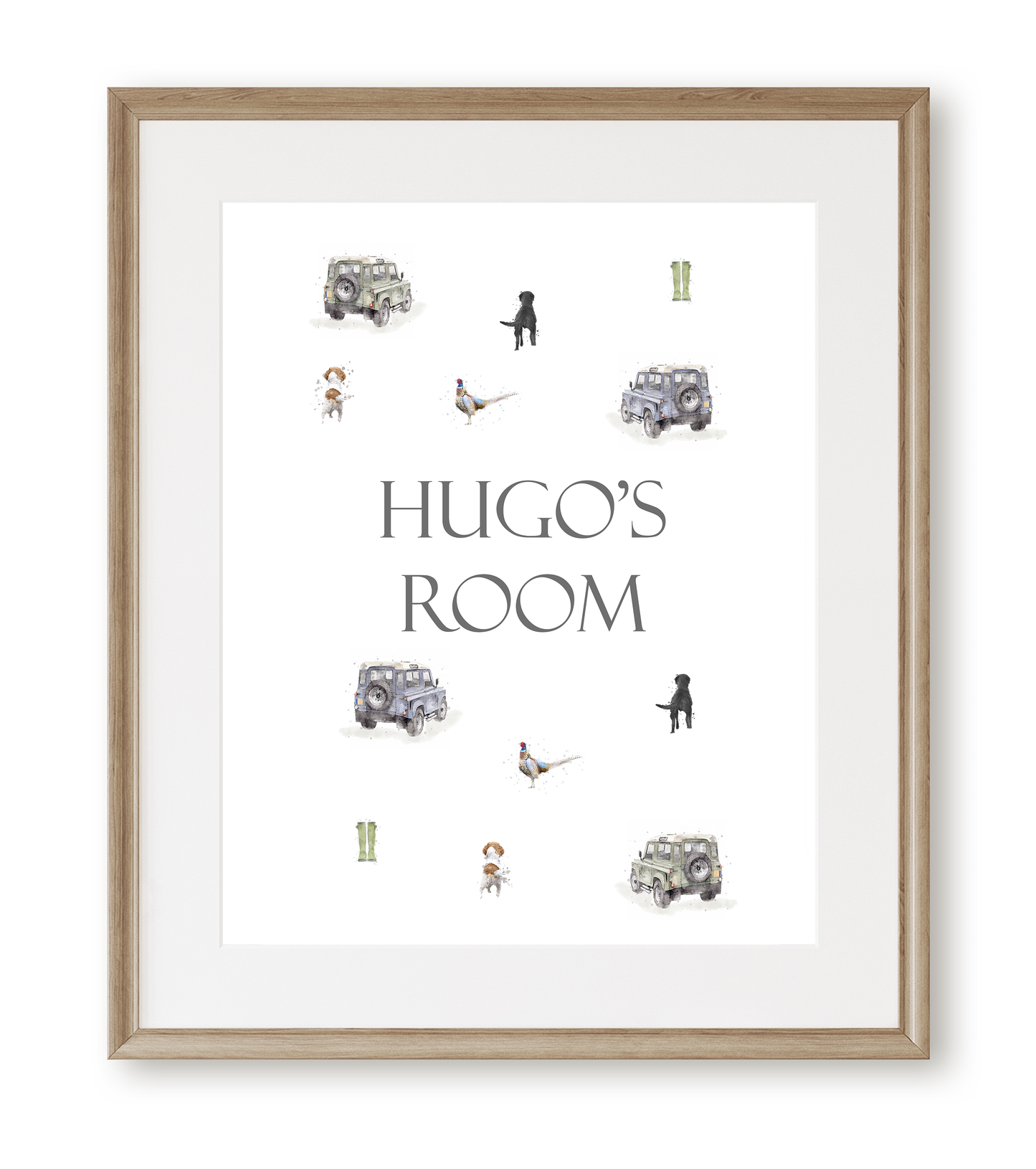 Personalised 'Gamekeeper' Print - Florence & Lavender