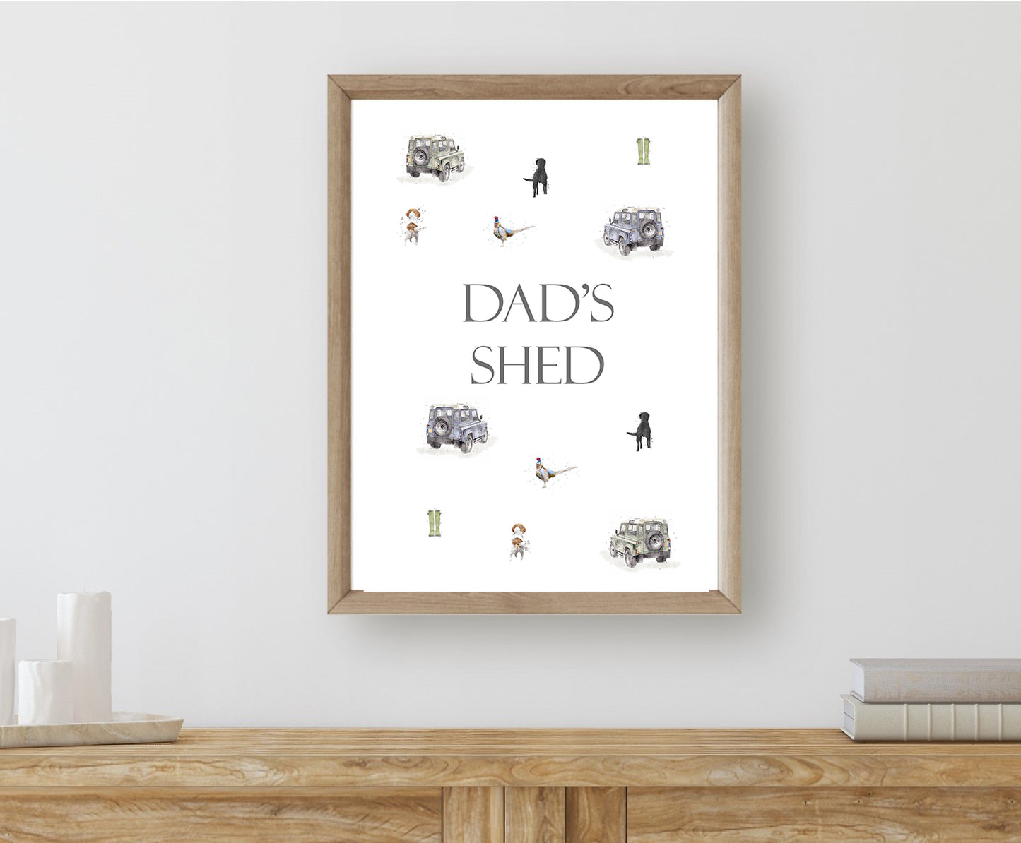 Personalised 'Gamekeeper' Print - Florence & Lavender