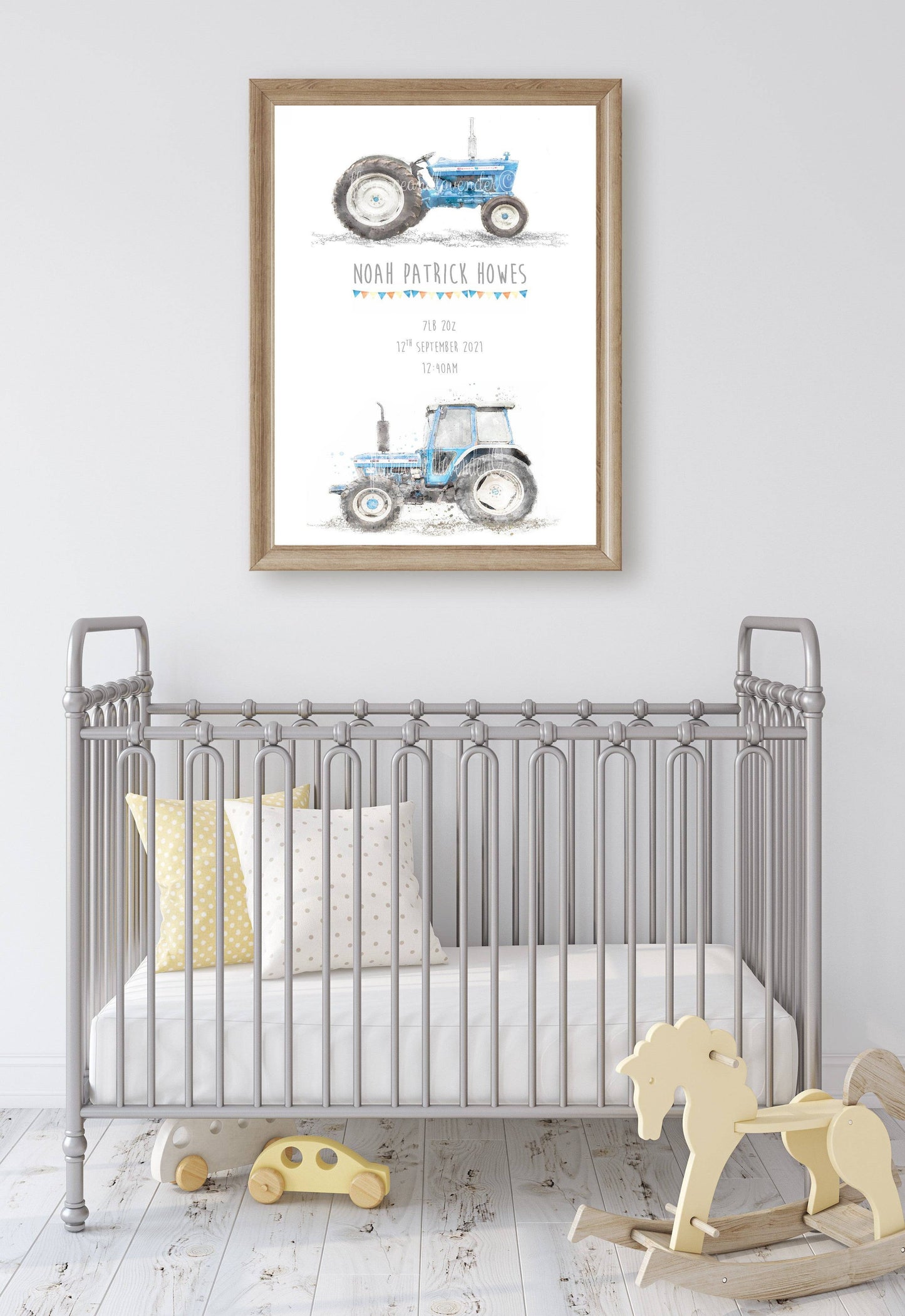 Personalised New Baby Announcement - Ford - Florence & Lavender