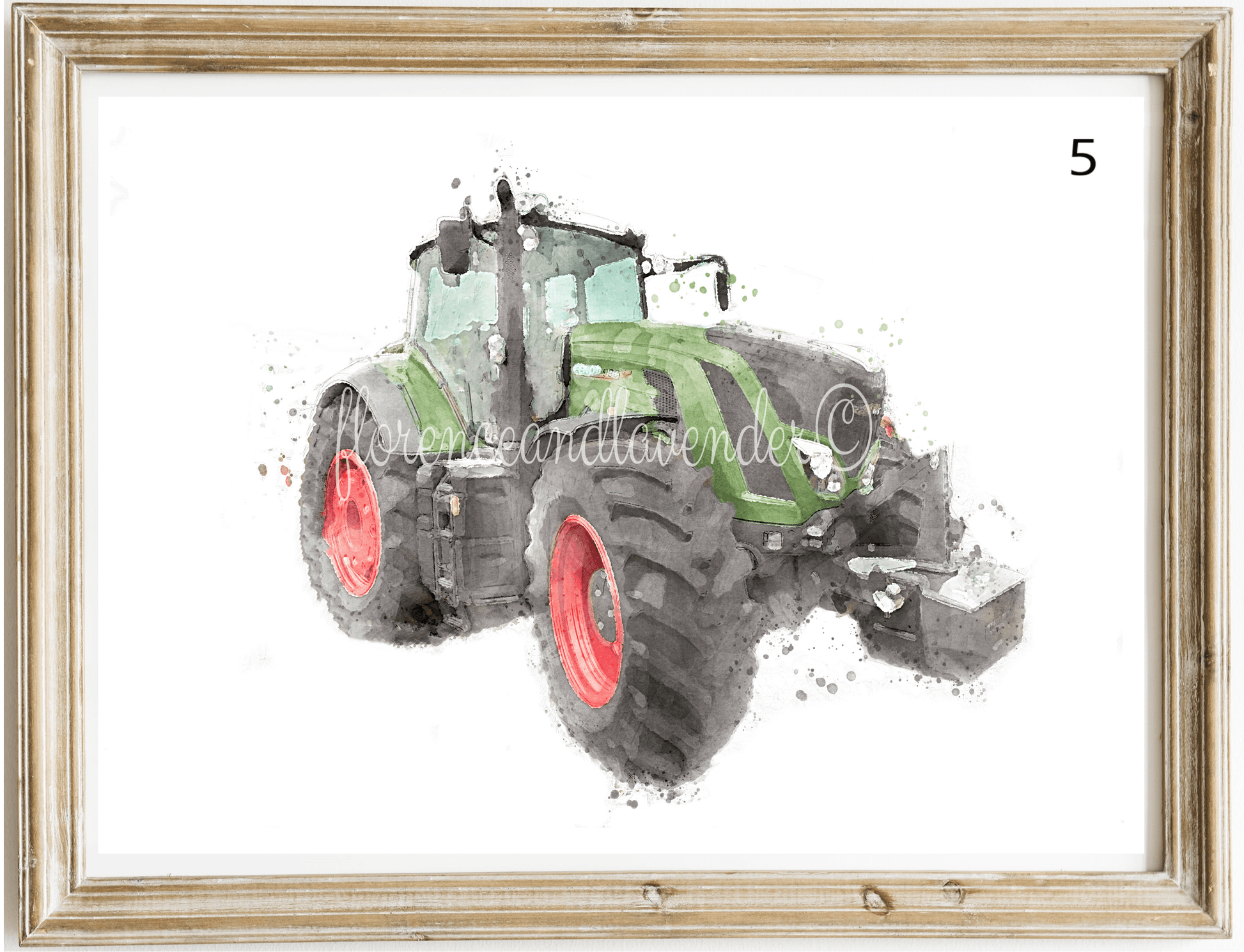 Tractor Prints Collection - Florence & Lavender