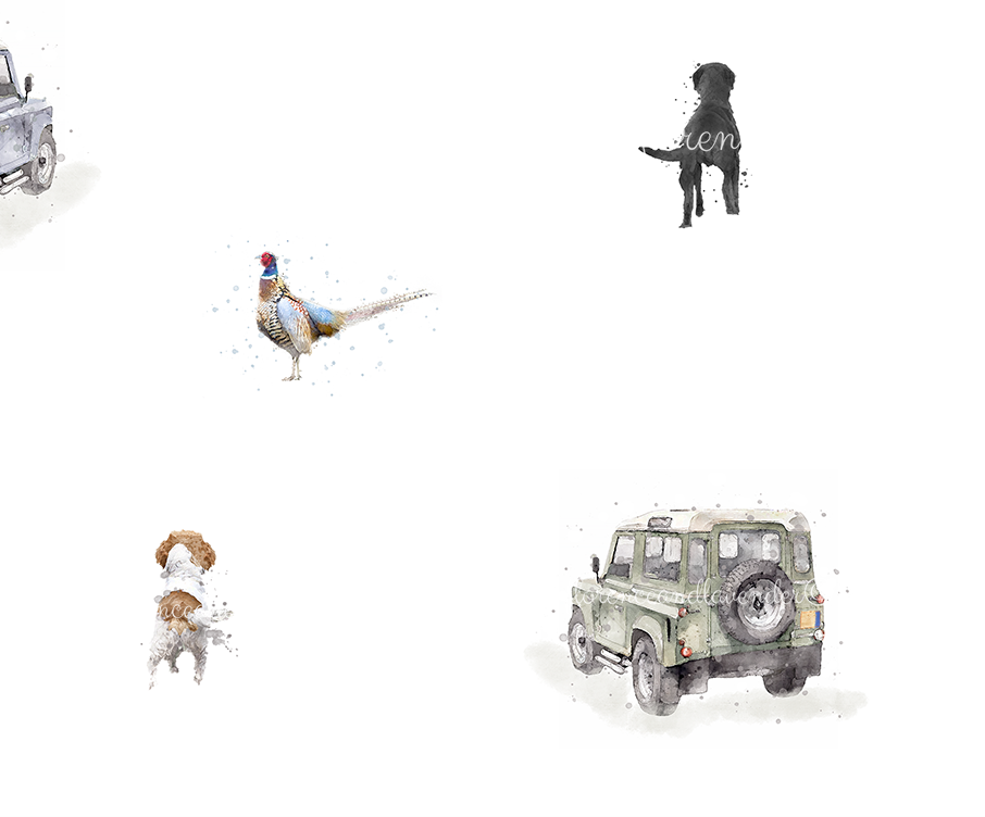 Personalised 'Gamekeeper' Print - Florence & Lavender