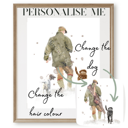Personalised 'Man's Best Friend' - Florence & Lavender