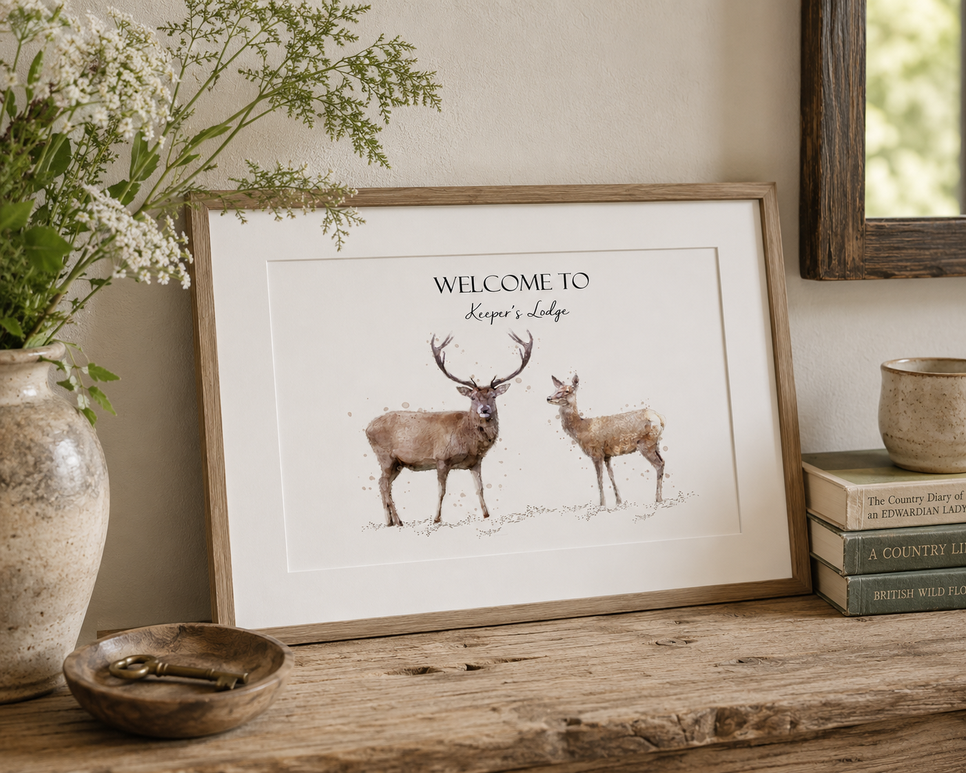 Personalised Deer Print