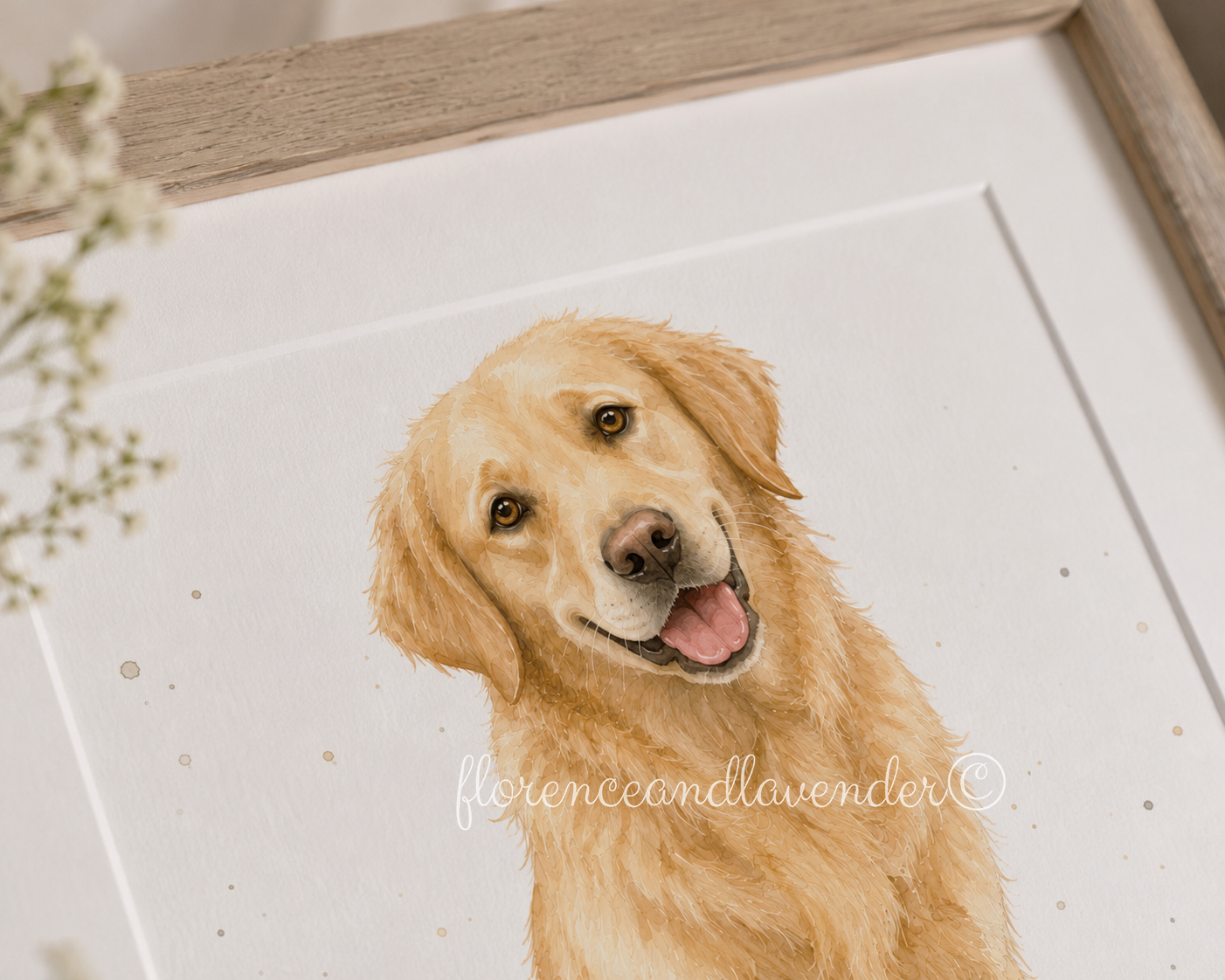 Fetch - Golden Retriever Fine Art Print