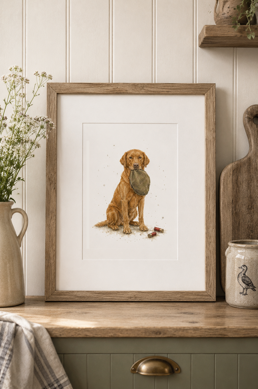 Finders Keepers - Fox Red Labrador Fine Art Print