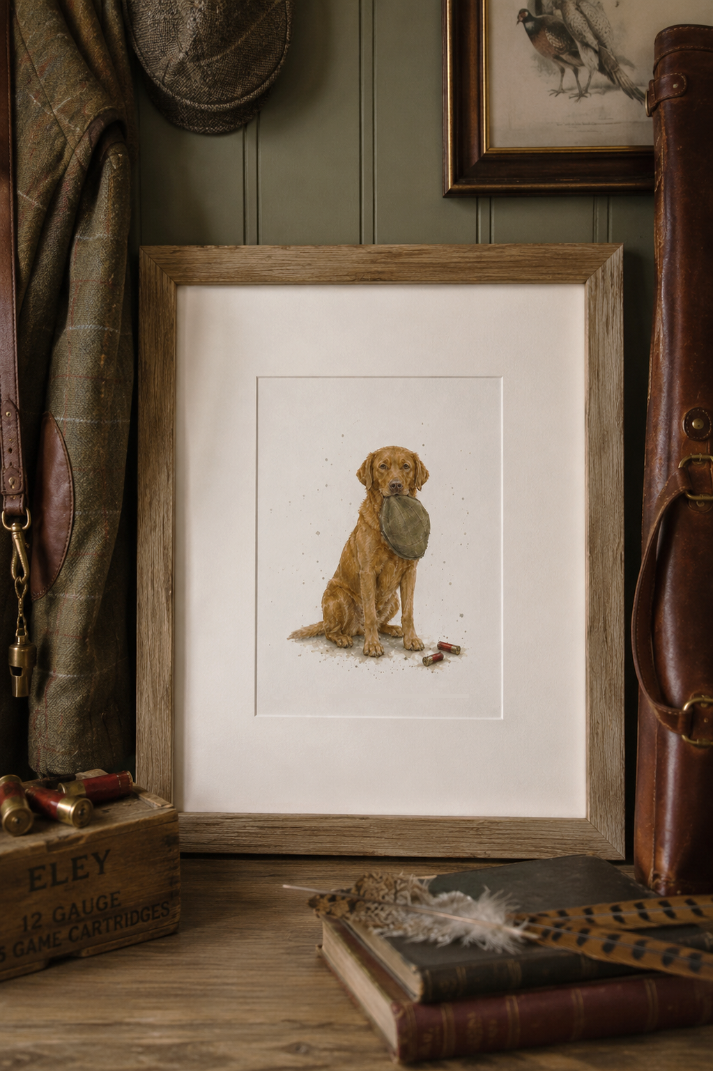 Finders Keepers - Fox Red Labrador Fine Art Print