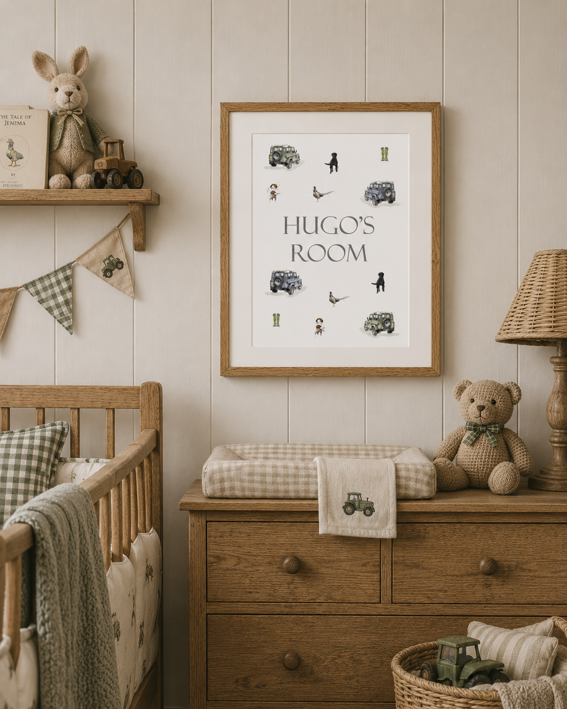 Personalised 'Gamekeeper' Print - Florence & Lavender