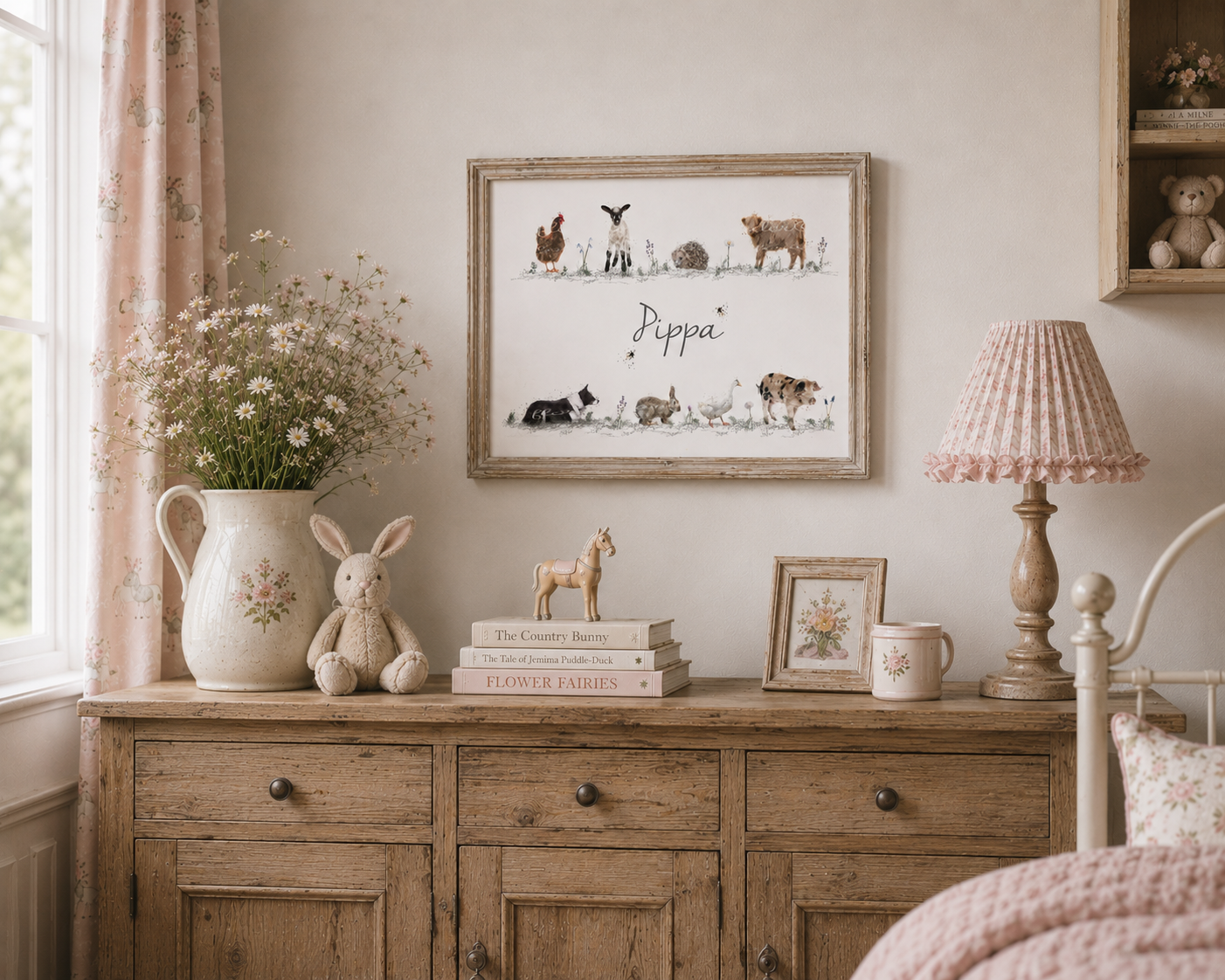 Personalised Farm & Wildlife Animal Print
