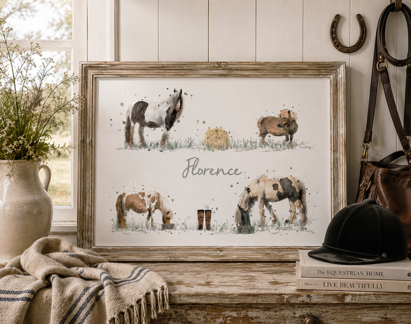 Personalised Pony Name Print