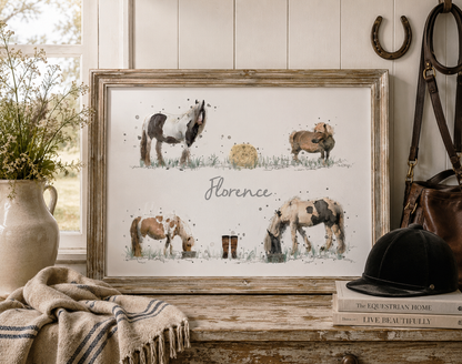 Personalised Pony Name Print