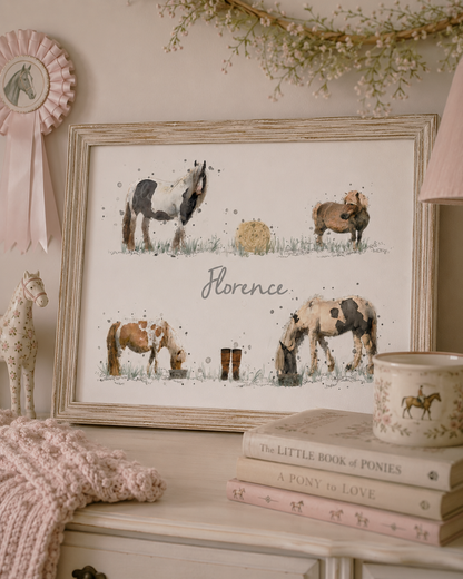 Personalised Pony Name Print
