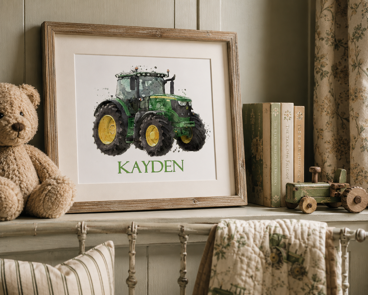 Personalised John Deere Print