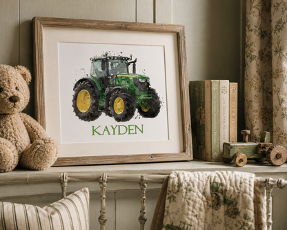 Personalised John Deere Print