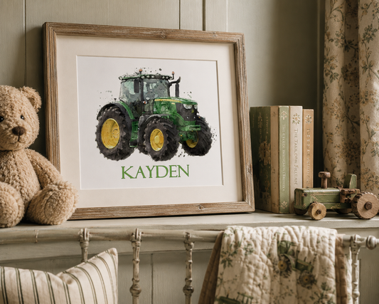 Personalised John Deere Print