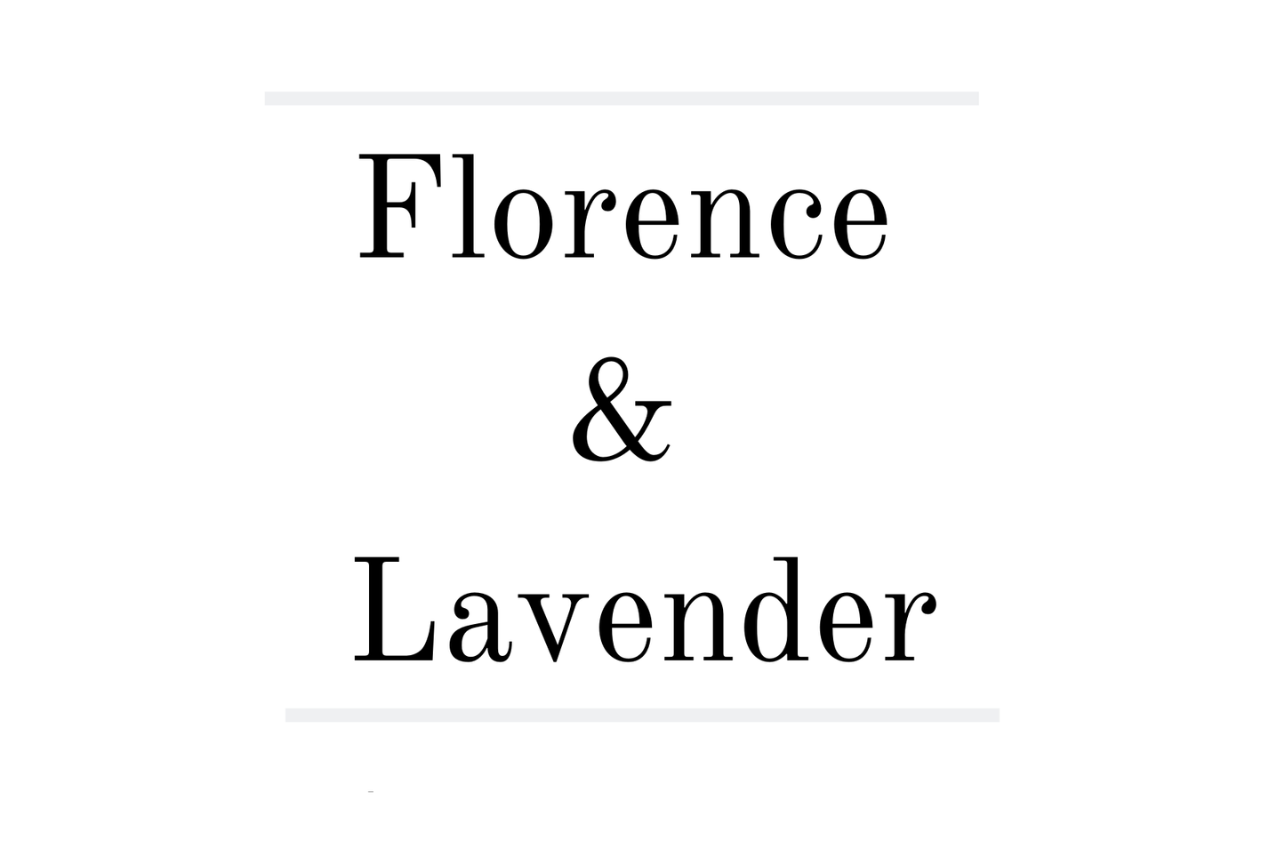 Invoice for Holly.S - Florence & Lavender