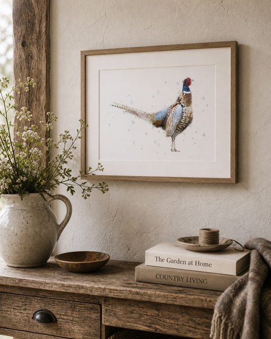 ''Phillip'' - Pheasant Print - Florence & Lavender
