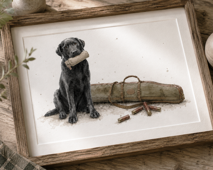 Practice makes perfect - Labrador Fine Art Print