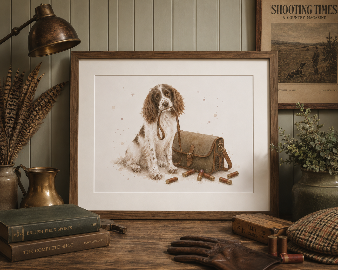 Shooting Companion - Springer Spaniel Fine Art Print