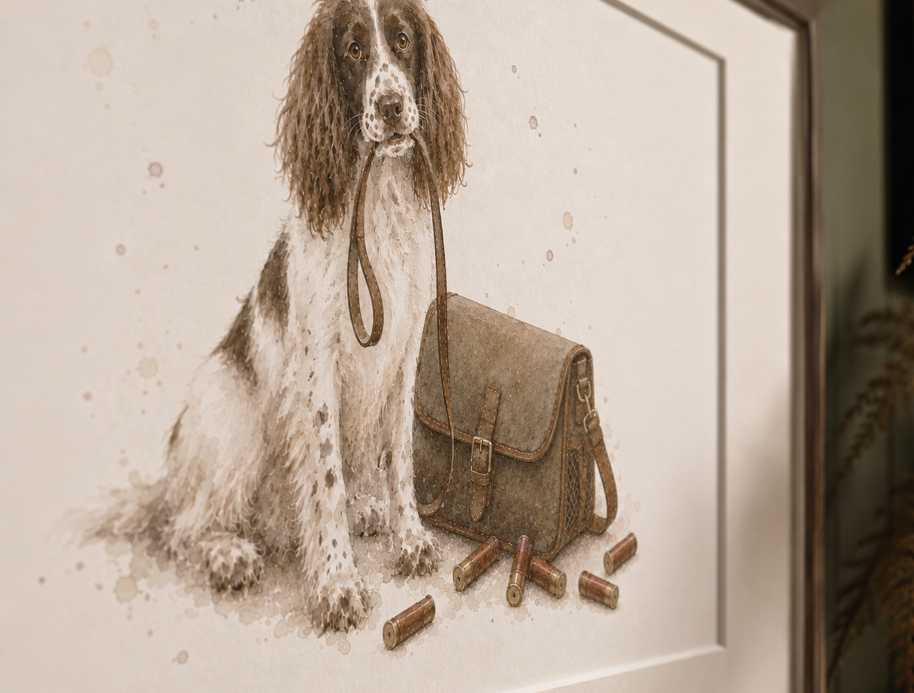 Shooting Companion - Springer Spaniel Fine Art Print