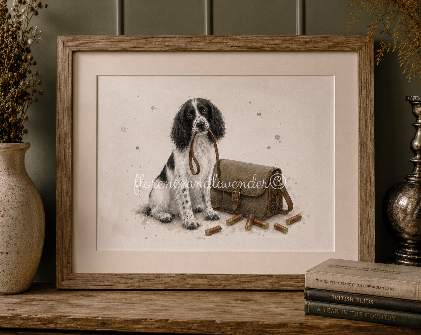 Shooting Companion - Springer Spaniel Fine Art Print