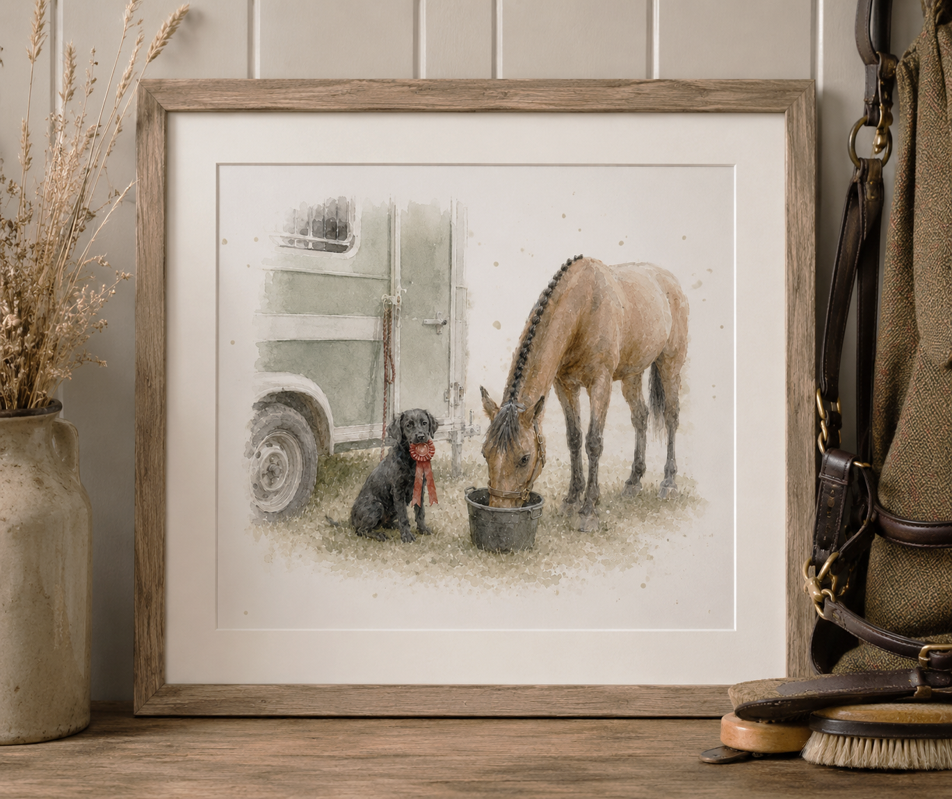 Show Day! - Dog & Pony Fine Art Print