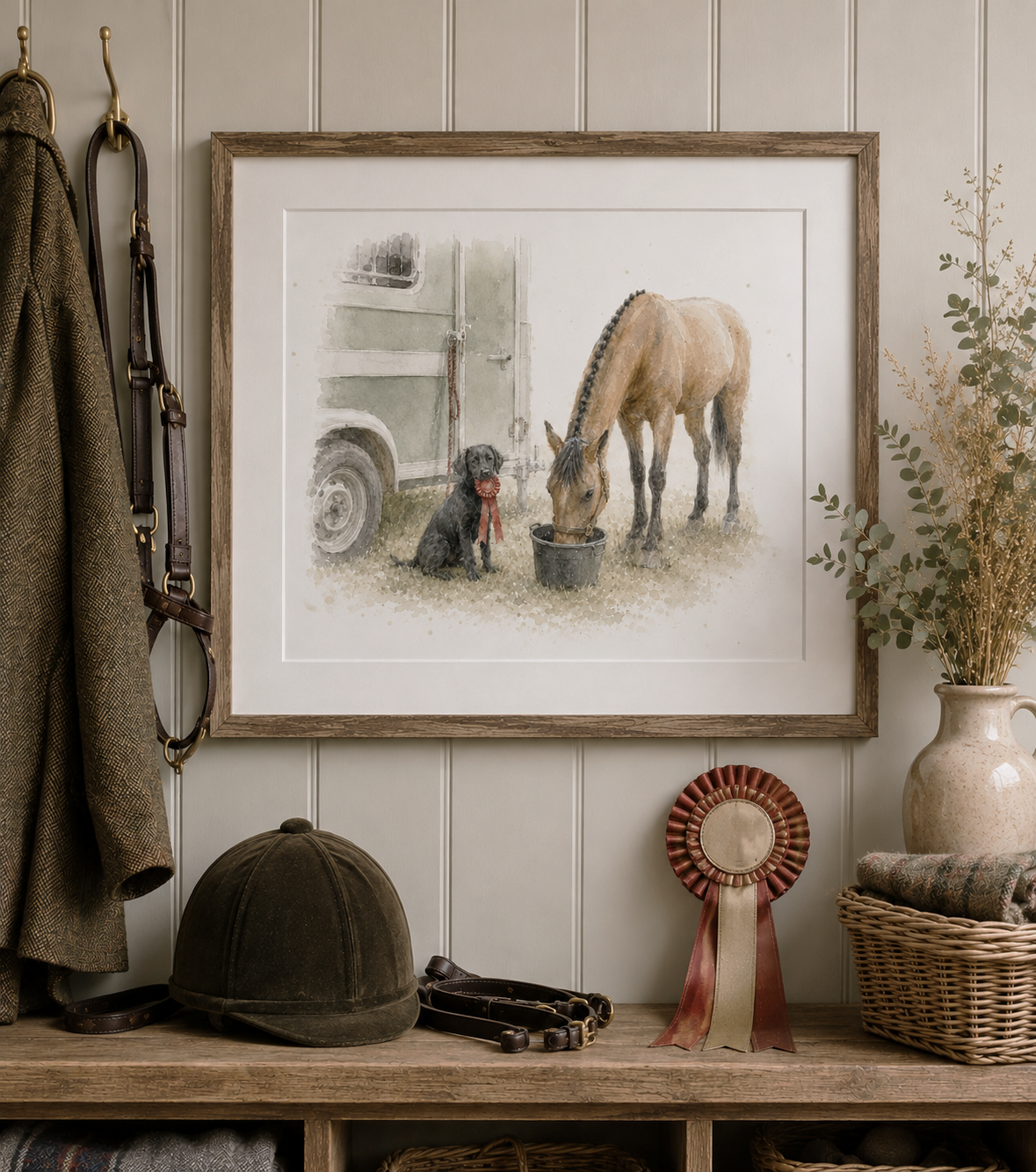 Show Day! - Dog & Pony Fine Art Print