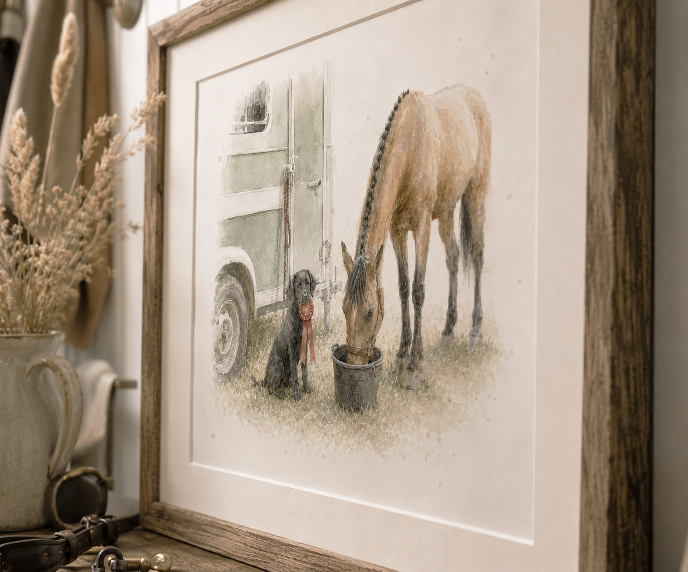 Show Day! - Dog & Pony Fine Art Print
