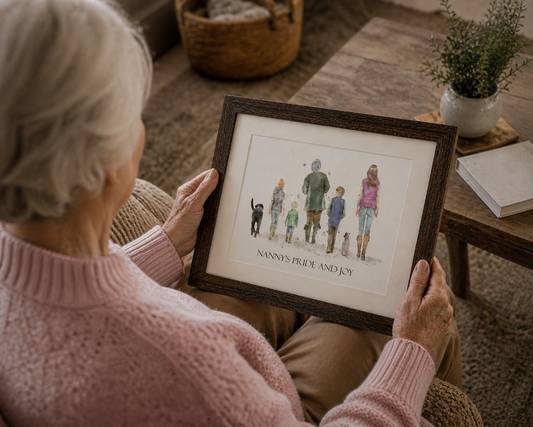 Personalised 'Country Walks' - SINGLE PARENT VERSION - Florence & Lavender