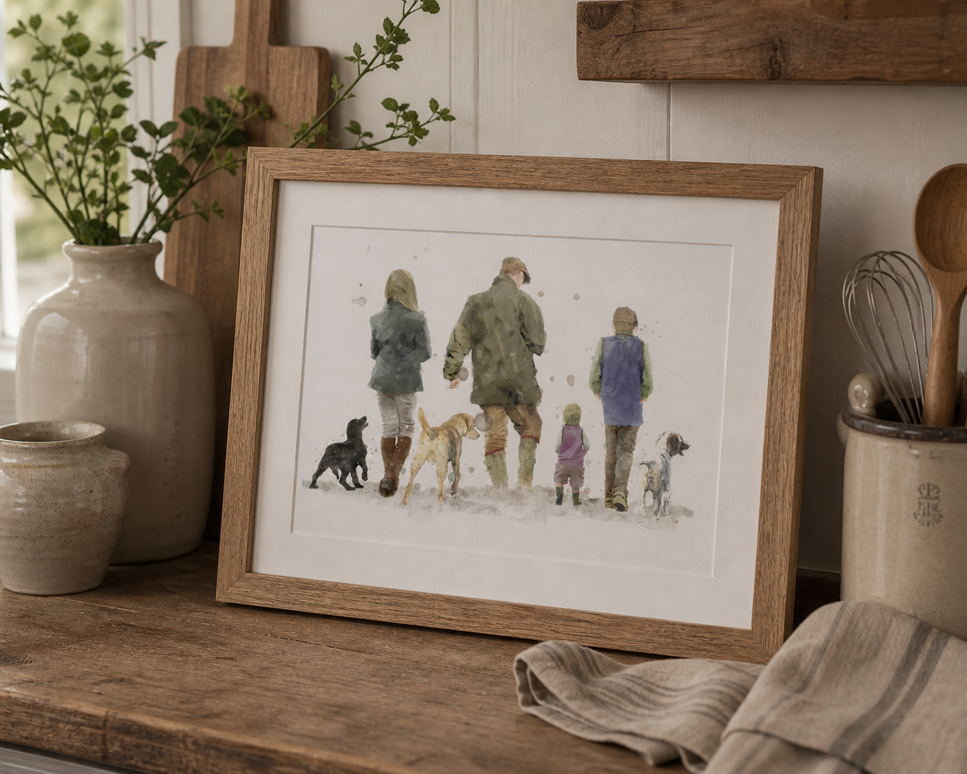 Personalised 'Country Walks' - SINGLE PARENT VERSION - Florence & Lavender