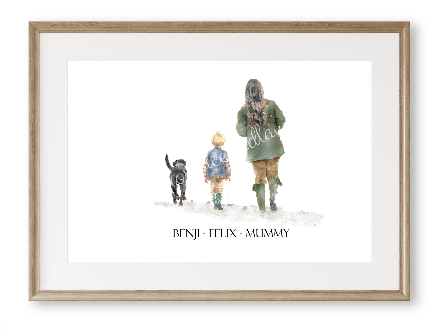 Personalised 'Country Walks' - SINGLE PARENT VERSION - Florence & Lavender