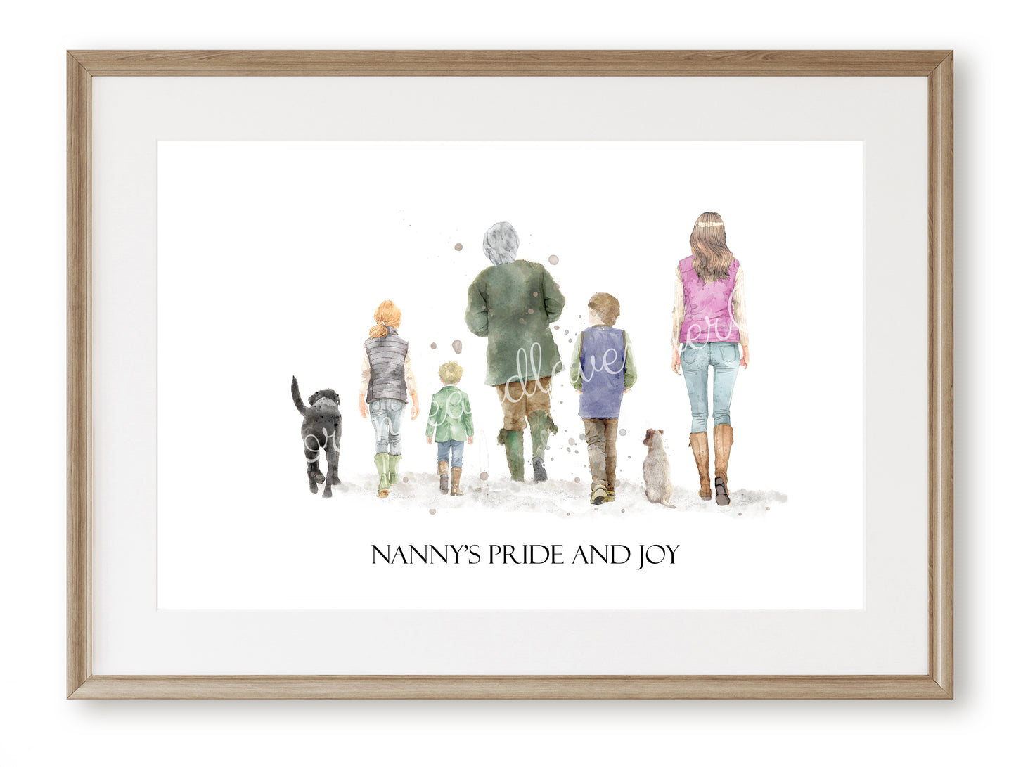 Personalised 'Country Walks' - SINGLE PARENT VERSION - Florence & Lavender