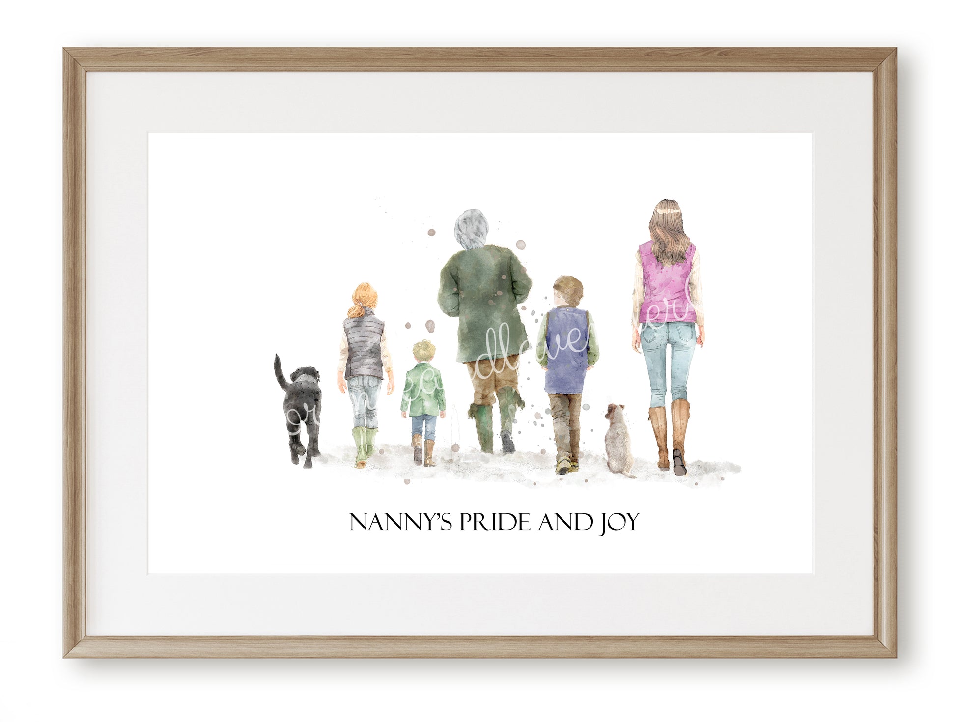 Personalised 'Country Walks' - SINGLE PARENT VERSION - Florence & Lavender