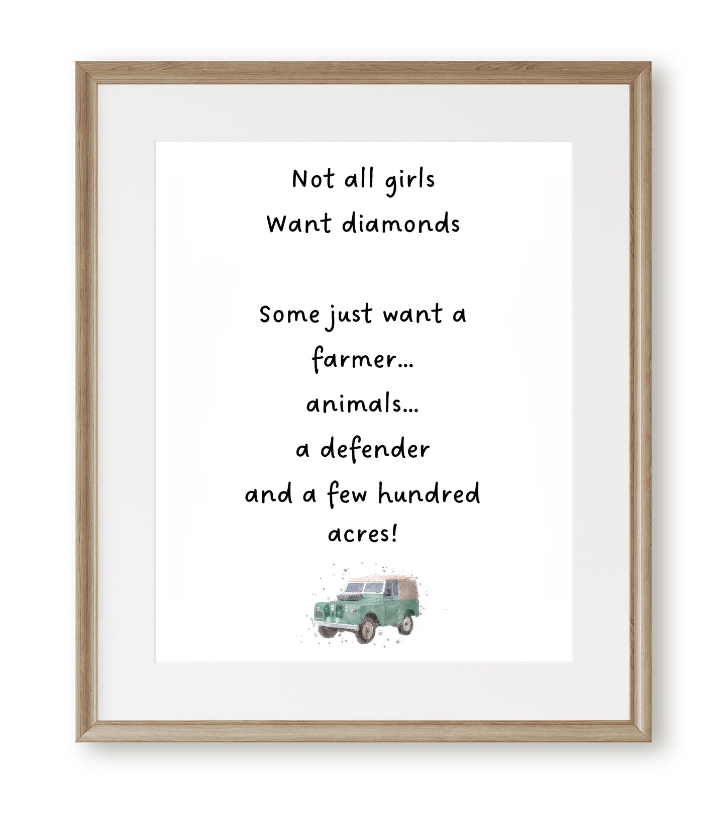 Some Girls - typography print - Florence & Lavender
