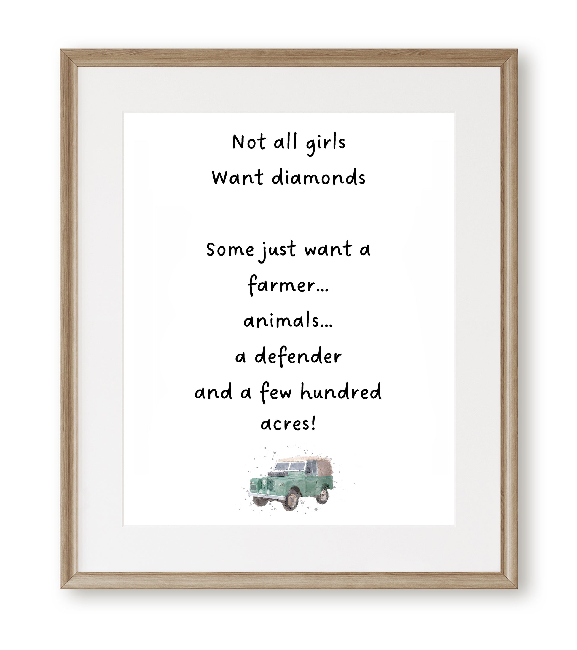 Some Girls - typography print - Florence & Lavender
