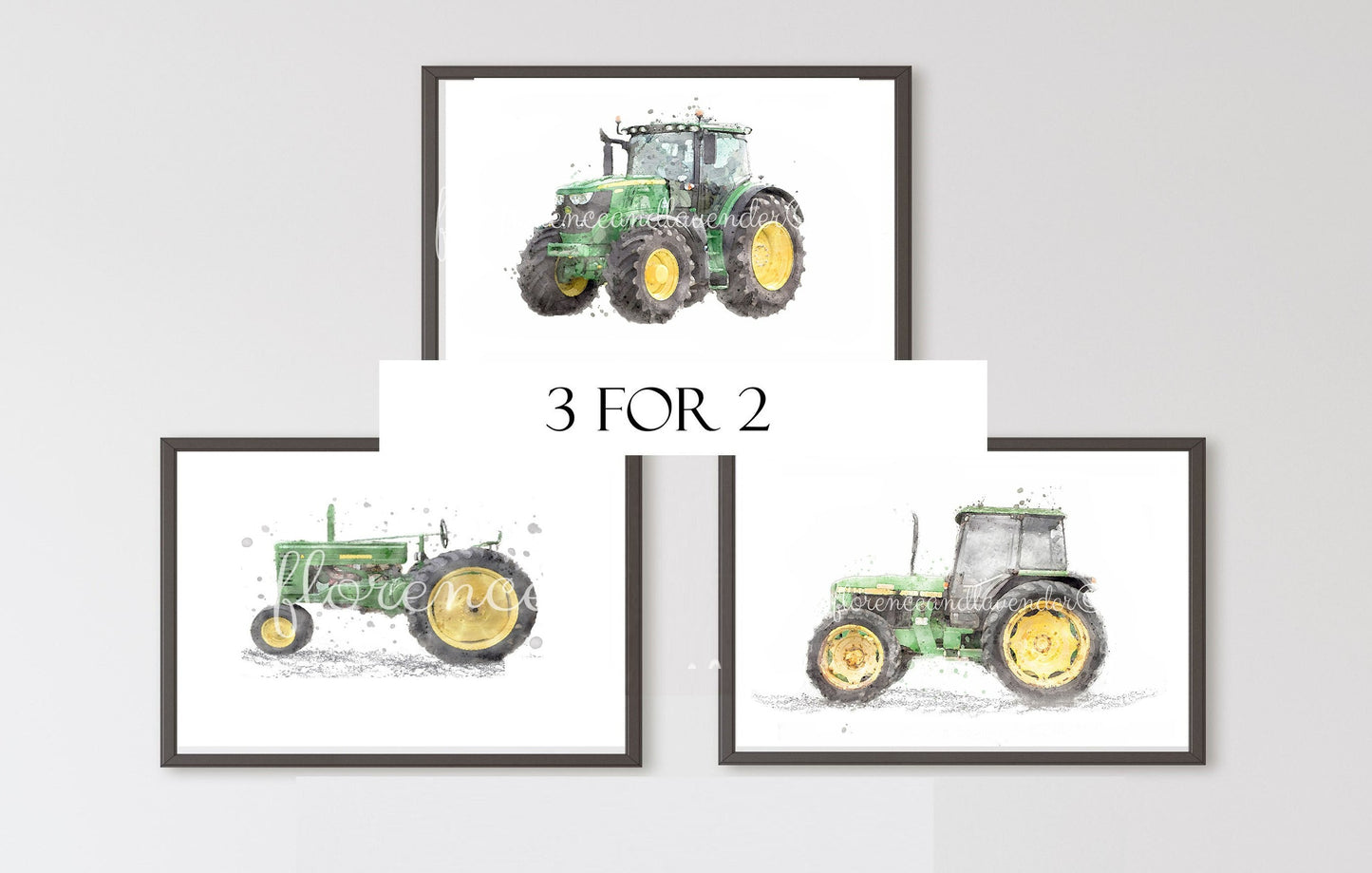 Antique, Vintage & Modern John Deere Tractor Collection - Florence & Lavender