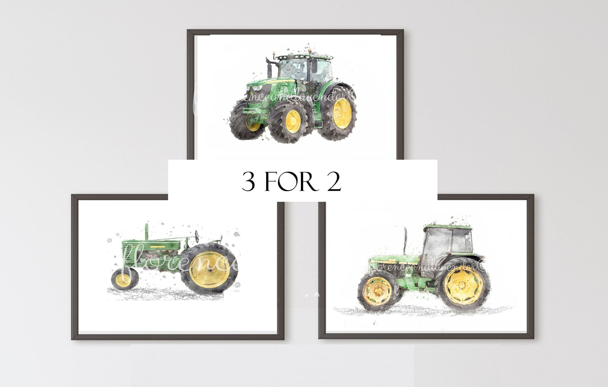 Antique, Vintage & Modern John Deere Tractor Collection - Florence & Lavender