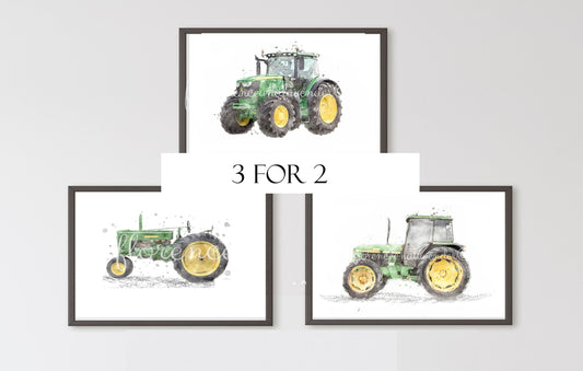 Antique, Vintage & Modern John Deere Tractor Collection - Florence & Lavender