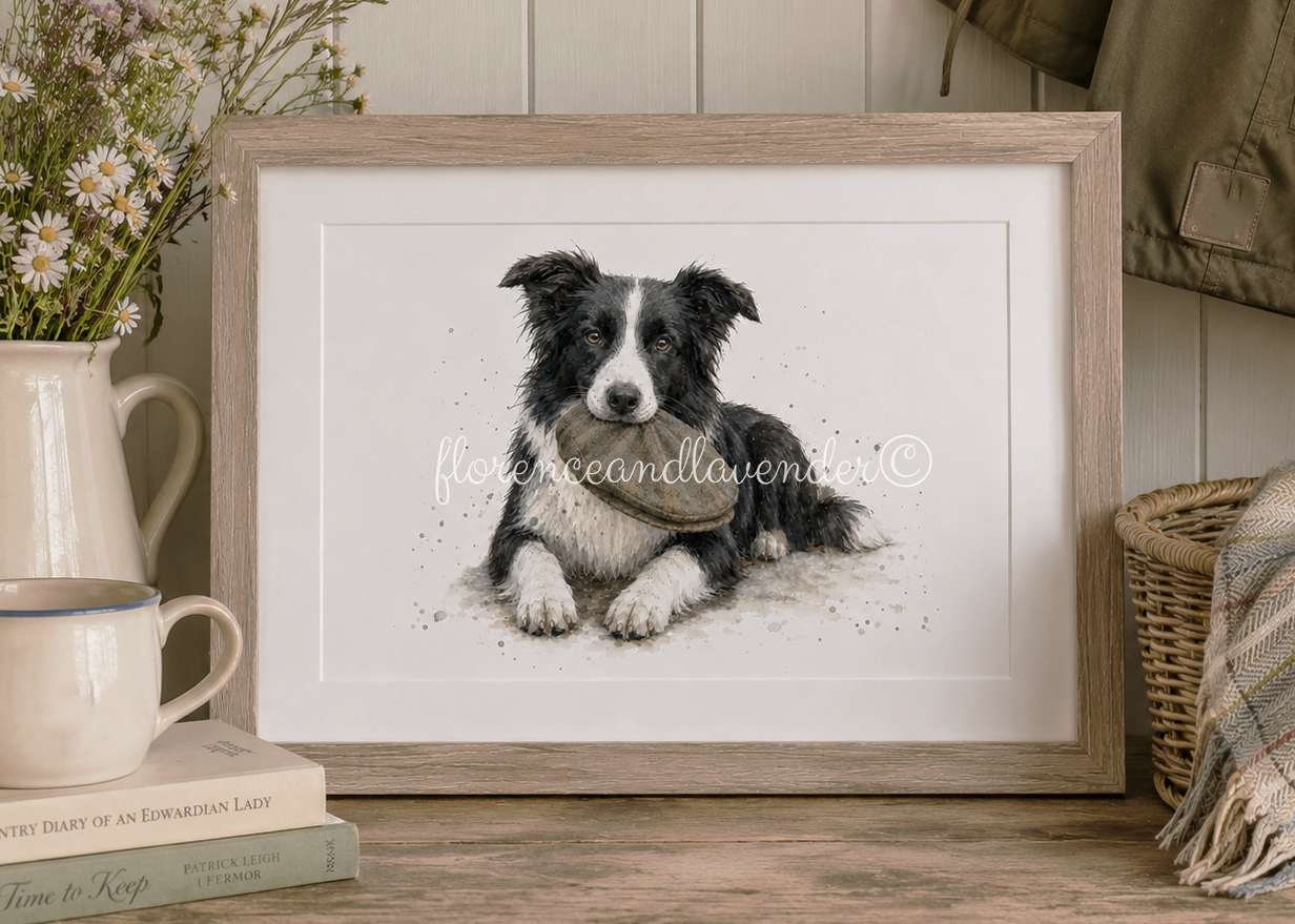 The Shepherd - Border Collie Fine Art Print