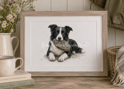 The Shepherd - Border Collie Fine Art Print