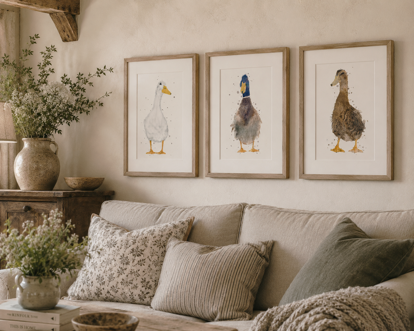 Trio of Ducks - Florence & Lavender