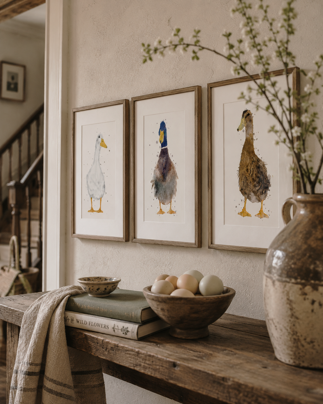 Trio of Ducks - Florence & Lavender