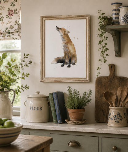 Trio Of Fine Art Woodland Animal Prints
