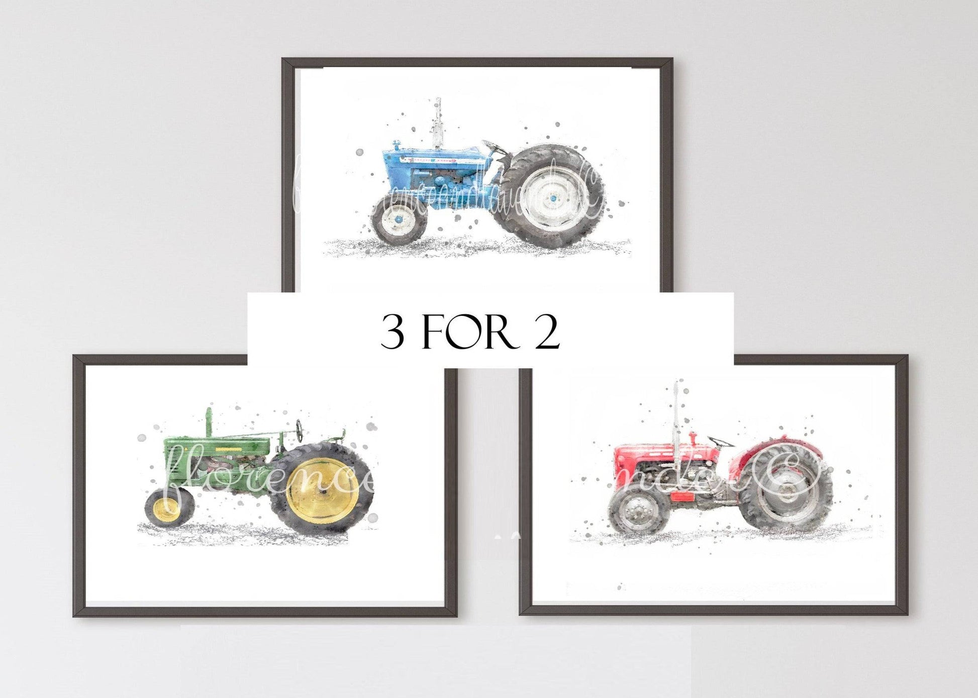 Antique Tractor Collection - Florence & Lavender