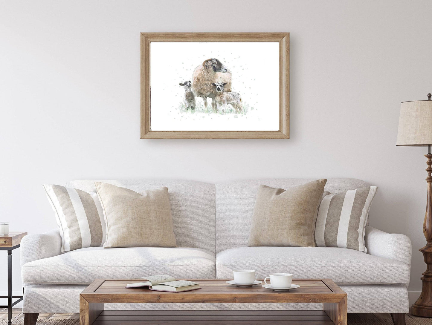 'Double Trouble' - Swaledale Sheep Print - Florence & Lavender