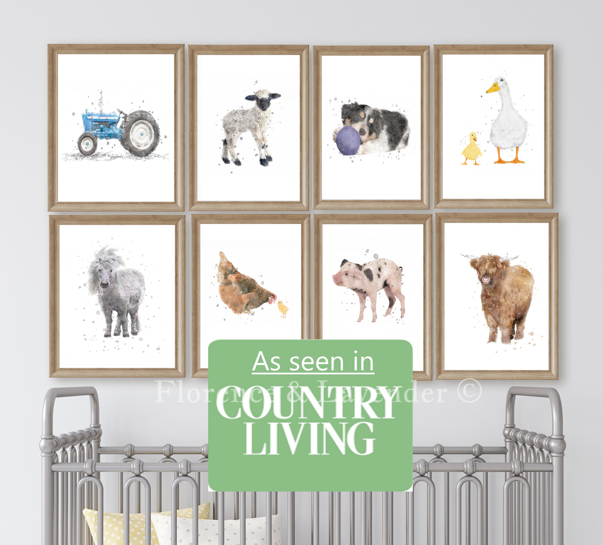 Farm nursery best sale prints