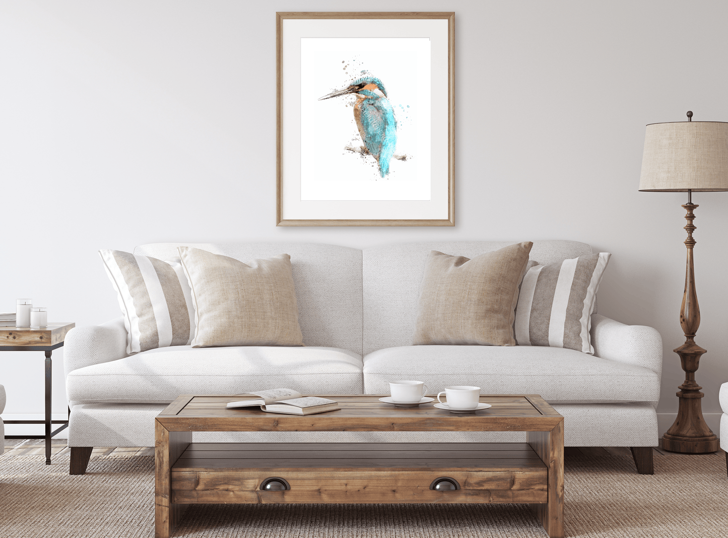 Kingfisher Print - Florence & Lavender