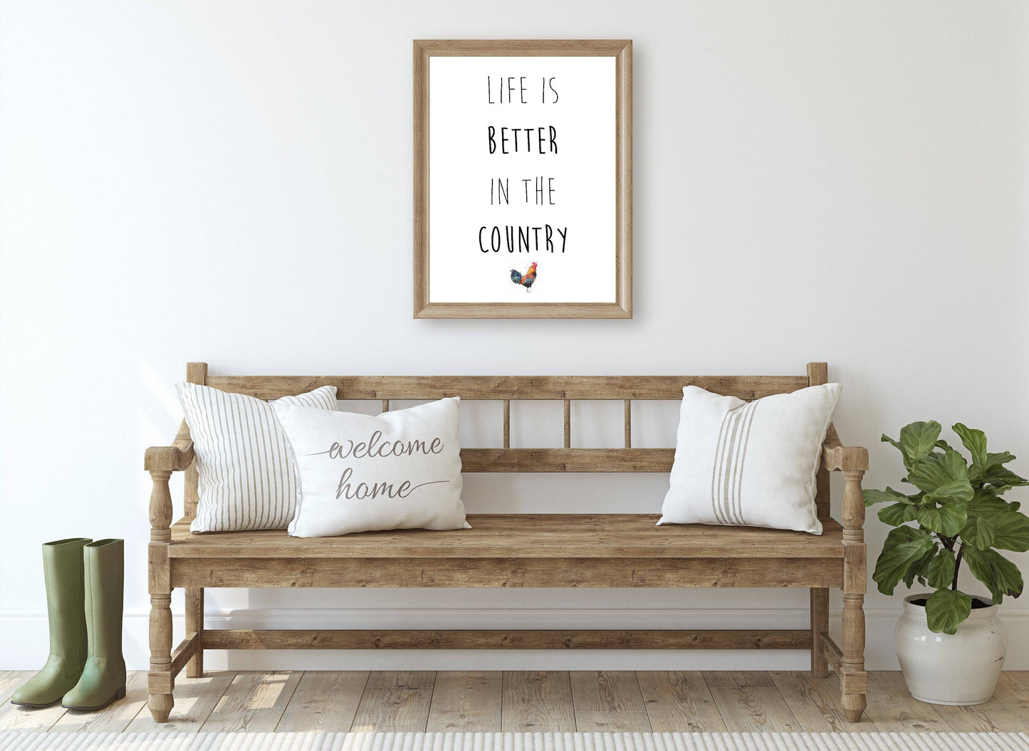 Life Is Better In The Country - Chicken - Florence & Lavender