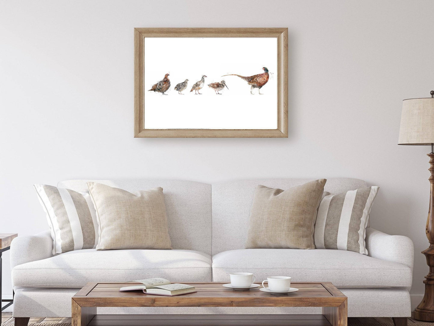 Multi game bird print - Florence & Lavender