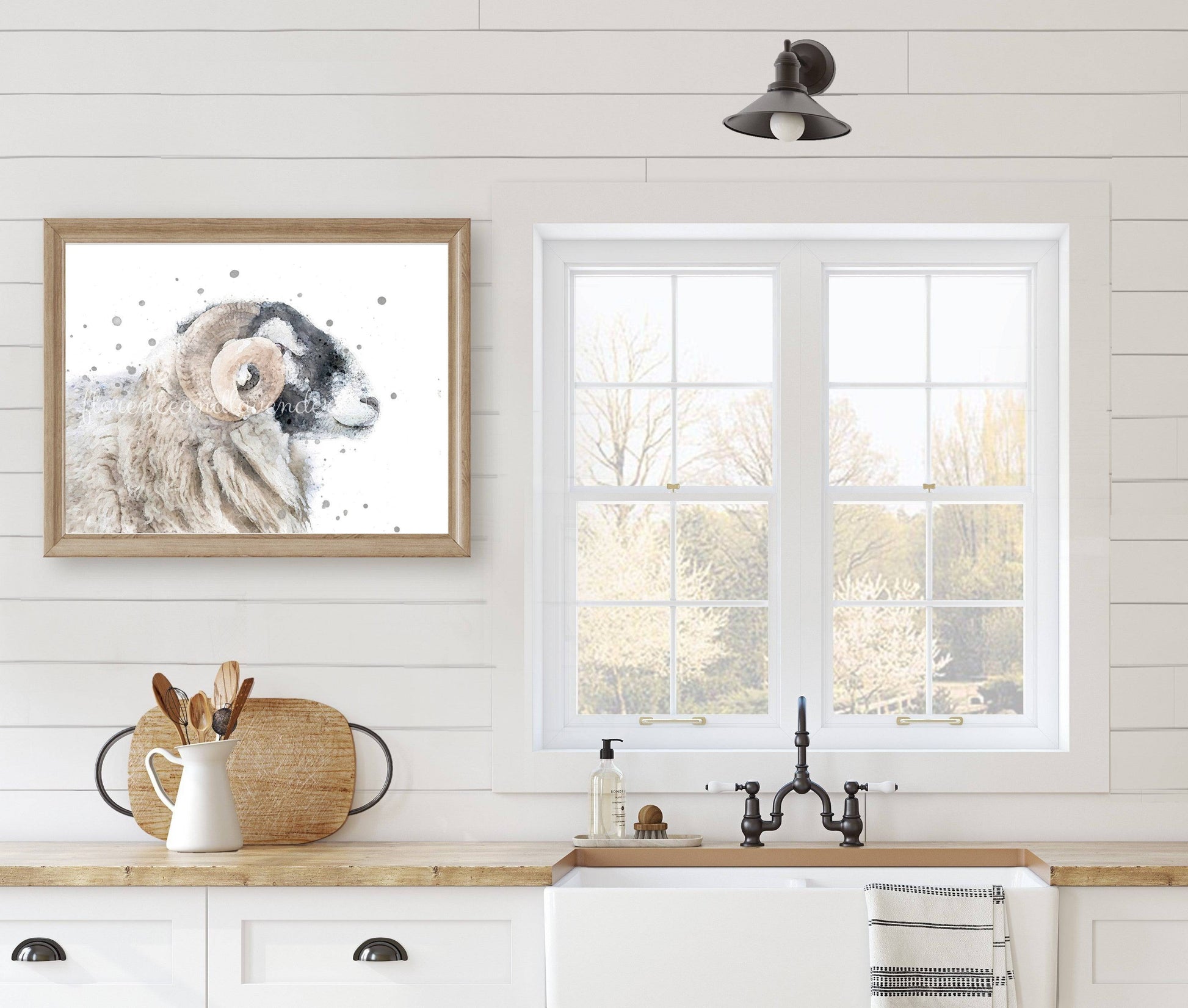 'Murphy' - Swaledale Sheep - Ram - Florence & Lavender