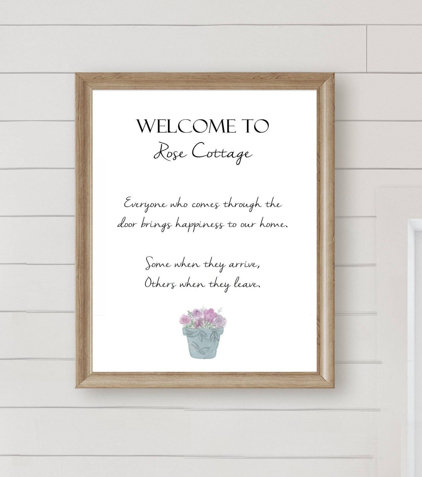 Personalised Home Print - Florence & Lavender